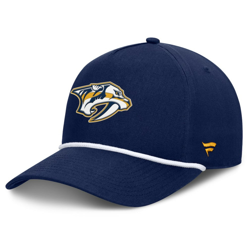 Nashville Predators - Fanatics Authentic Pro Rink Roper A-Frame Adjustable Hat Navy