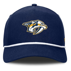Nashville Predators - Fanatics Authentic Pro Rink Roper A-Frame Adjustable Hat Navy