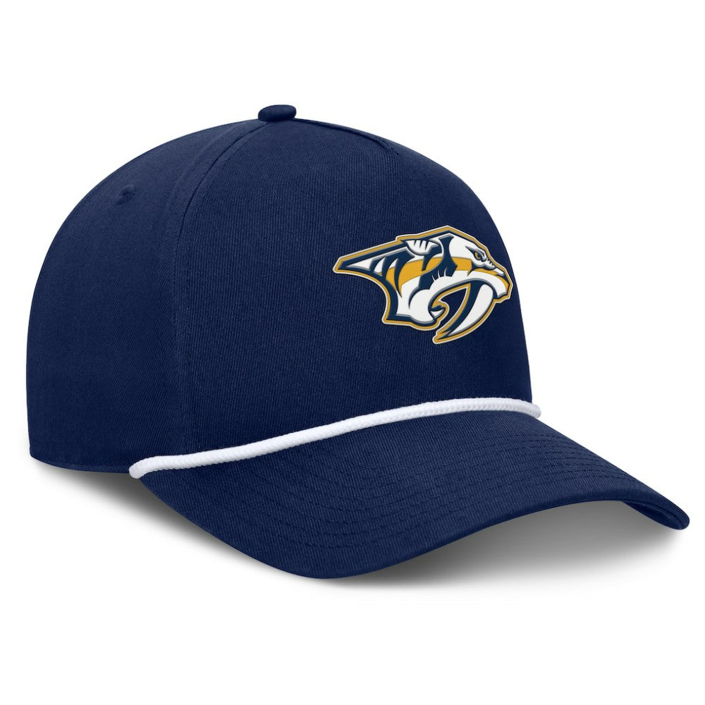Nashville Predators - Fanatics Authentic Pro Rink Roper A-Frame Adjustable Hat Navy