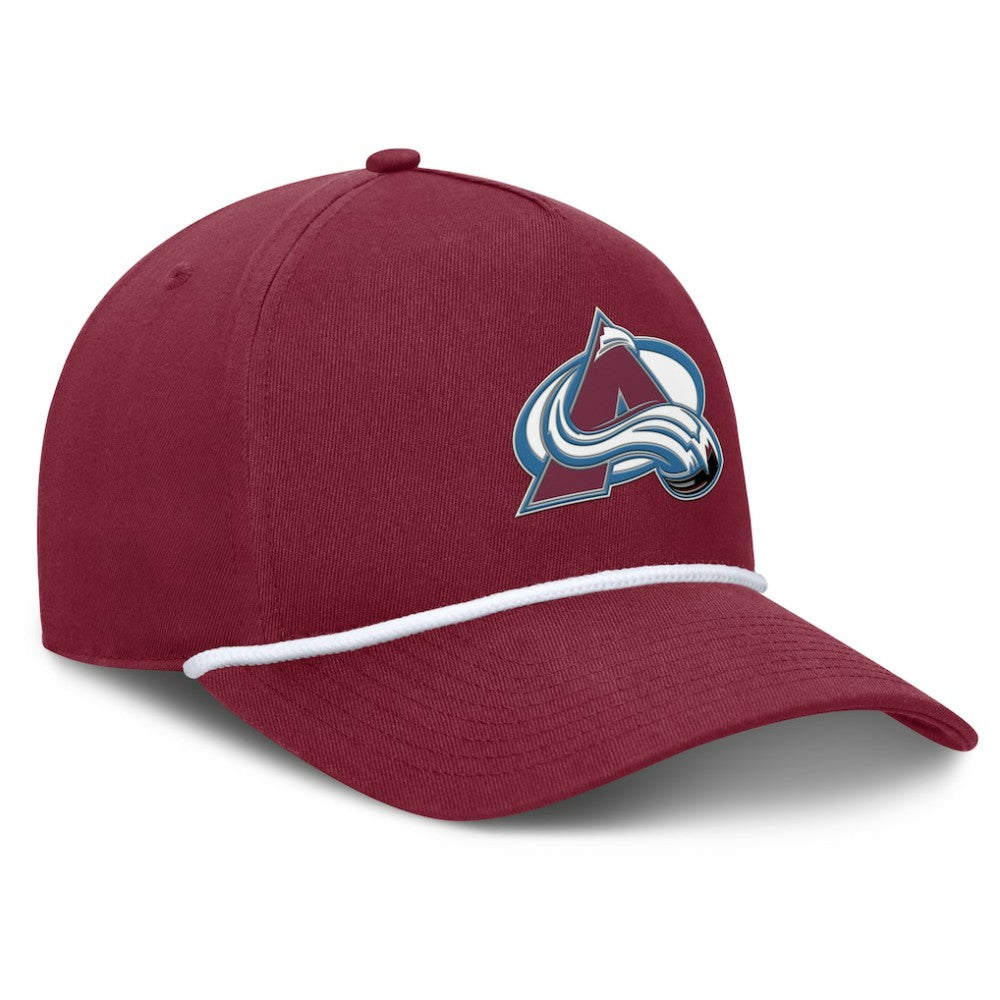 Colorado Avalanche - Fanatics Authentic Pro Rink Roper A-Frame Adjustable Hat Burgundy