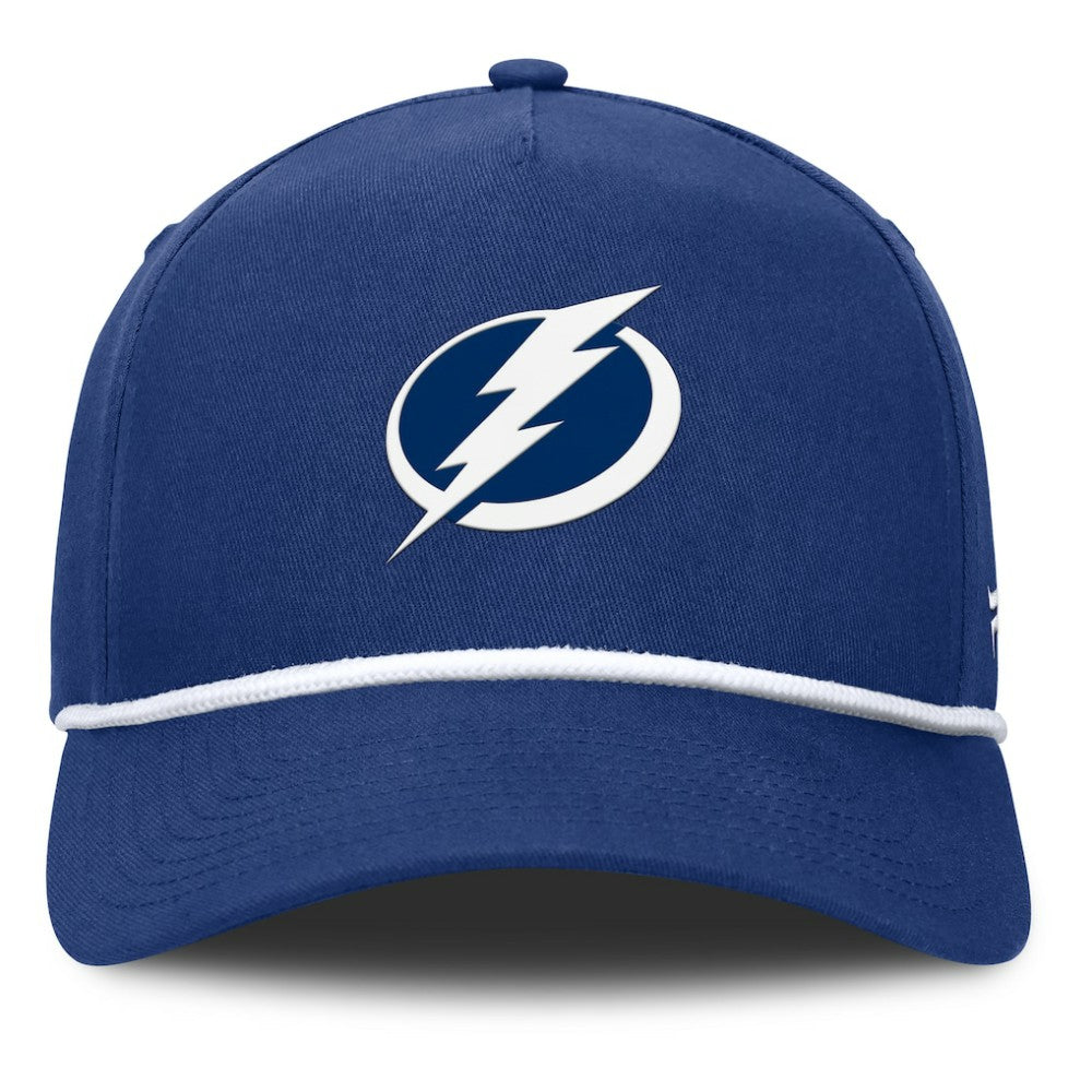 Tampa Bay Lightning - Fanatics Authentic Pro Rink Roper A-Frame Adjustable Hat Blue