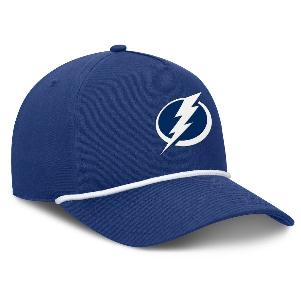 Tampa Bay Lightning - Fanatics Authentic Pro Rink Roper A-Frame Adjustable Hat Blue