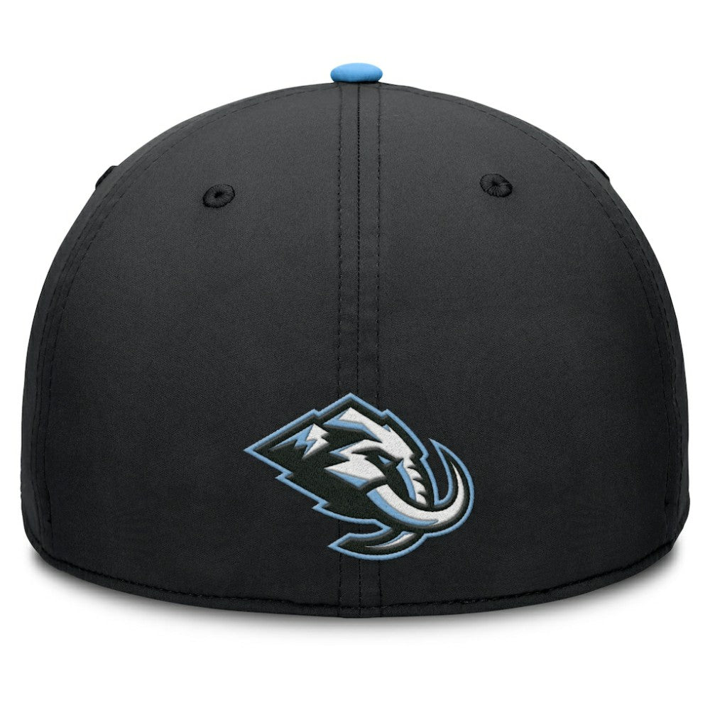 Utah Mammoth - Fanatics Authentic Pro Rink Team Code Flex Hat Black/Light Blue