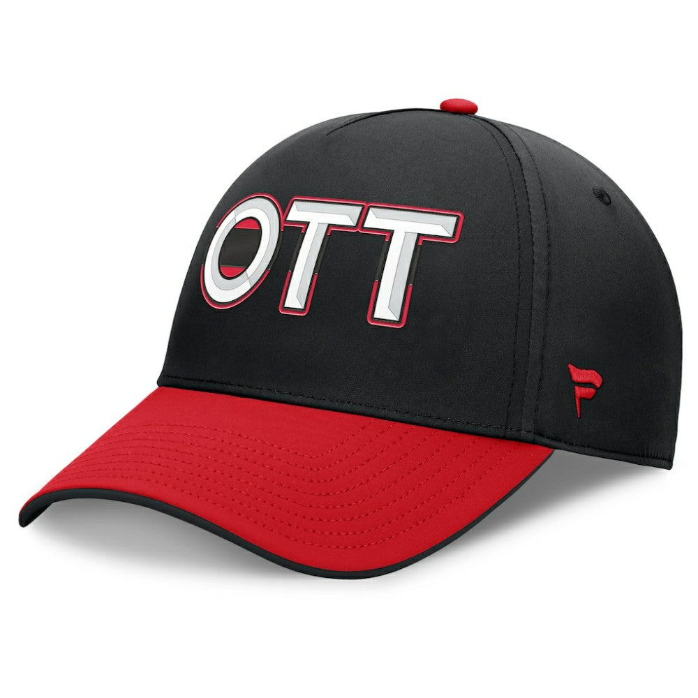 Ottawa Senators - Fanatics Authentic Pro Rink Team Code Flex Hat Black/Red