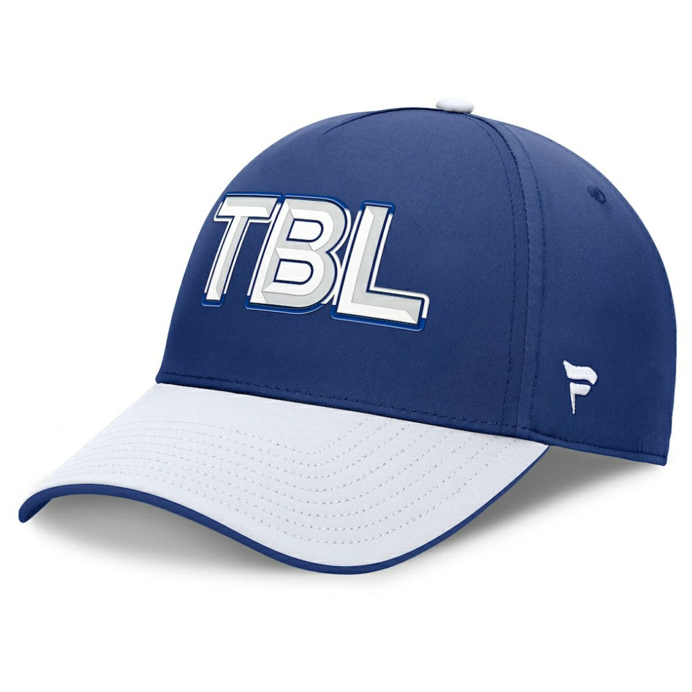 Tampa Bay Lightning - Fanatics Authentic Pro Rink Team Code Flex Hat Blue/White