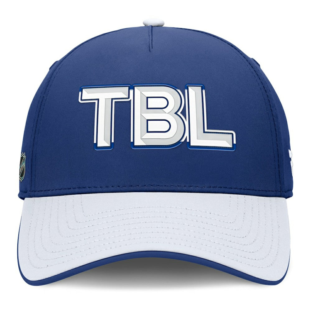 Tampa Bay Lightning - Fanatics Authentic Pro Rink Team Code Flex Hat Blue/White