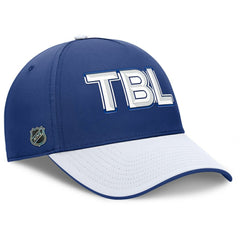 Tampa Bay Lightning - Fanatics Authentic Pro Rink Team Code Flex Hat Blue/White