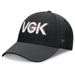 Vegas Golden Knights Fanatics Authentic Pro Rink Team Code Flex Hat Black/Charcoal