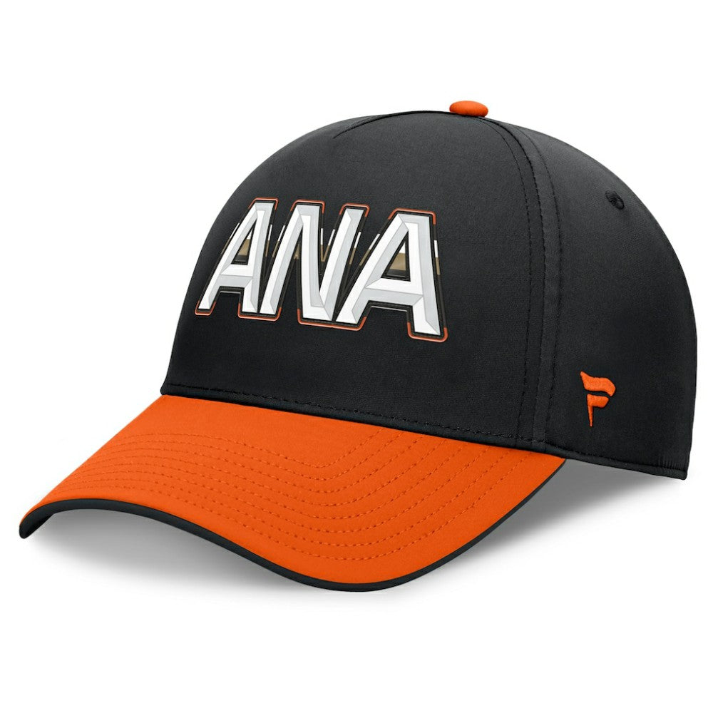 Anaheim Ducks - Fanatics Authentic Pro Rink Team Code Flex Hat Black/Orange