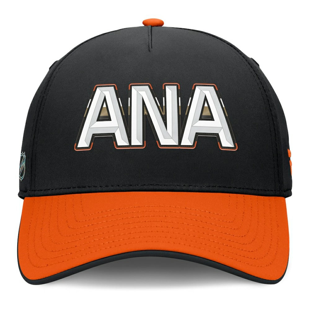Anaheim Ducks - Fanatics Authentic Pro Rink Team Code Flex Hat Black/Orange