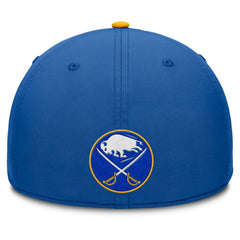 Buffalo Sabres - Fanatics Authentic Pro Rink Team Code Flex Hat Royal/Gold
