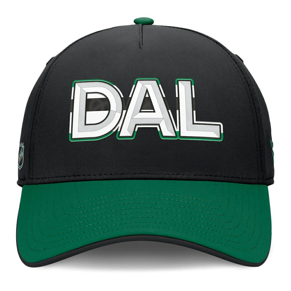 Dallas Stars - Fanatics Authentic Pro Rink Team Code Flex Hat Black/Kelly Green