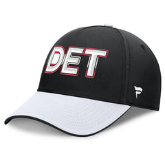 Detroit Red Wings - Fanatics Authentic Pro Rink Team Code Flex Hat Black/White