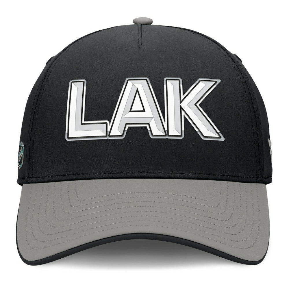 Los Angeles Kings - Fanatics Authentic Pro Rink Team Code Flex Hat Black/Gray