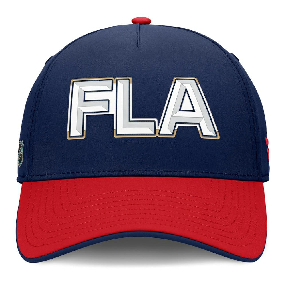Florida Panthers - Fanatics Authentic Pro Rink Team Code Flex Hat Navy/Red