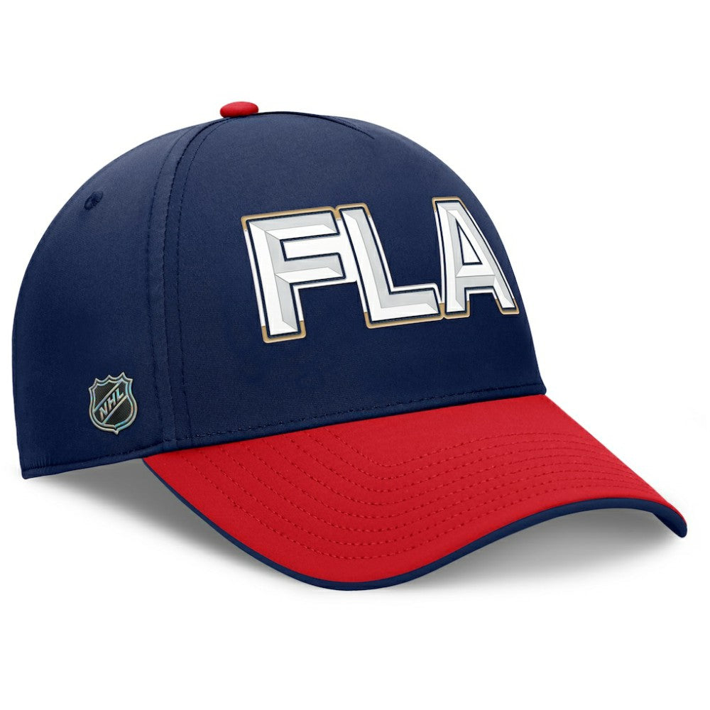 Florida Panthers - Fanatics Authentic Pro Rink Team Code Flex Hat Navy/Red