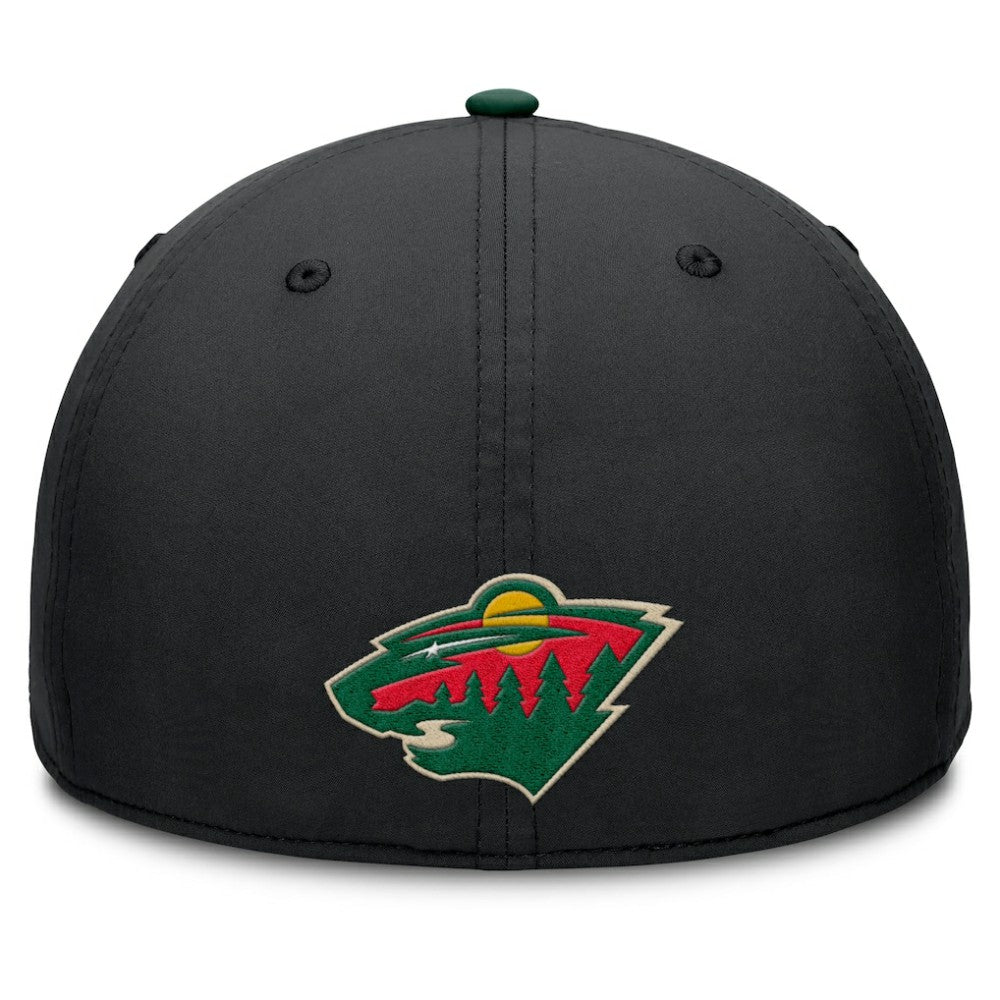 Minnesota Wild - Fanatics Authentic Pro Rink Team Code Flex Hat Black/Green