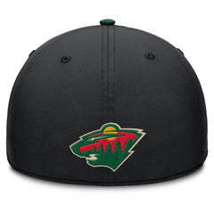 Minnesota Wild - Fanatics Authentic Pro Rink Team Code Flex Hat Black/Green