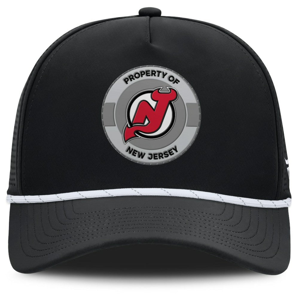 New Jersey Devils - Fanatics Authentic Pro Rink Adjustable Hat Black