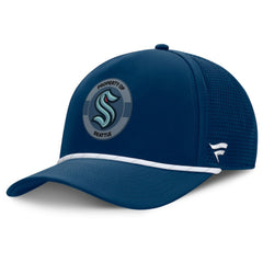 Seattle Kraken Fanatics Authentic Pro Rink Adjustable Hat Deep Sea Blue