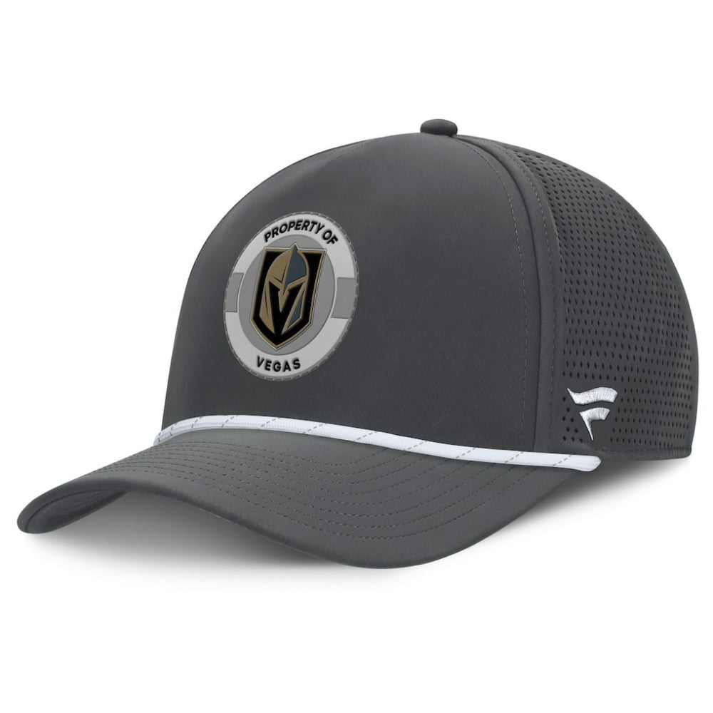 Vegas Golden Knights Fanatics Authentic Pro Rink Adjustable Hat Charcoal