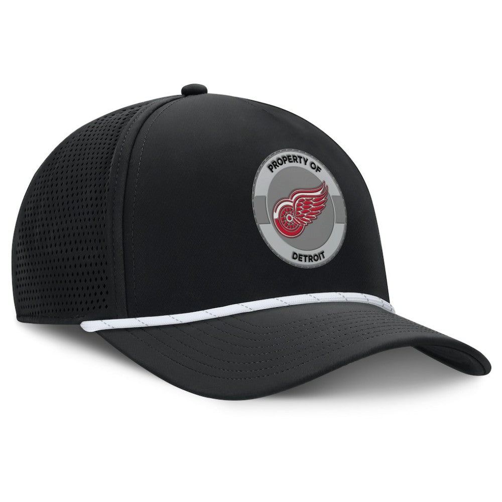 Detroit Red Wings - Fanatics Authentic Pro Rink Adjustable Hat Black