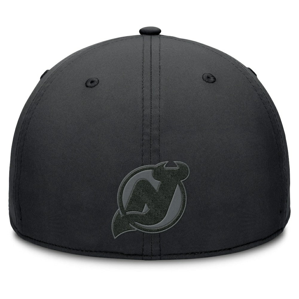 New Jersey Devils - Fanatics Authentic Pro Road Team Code Flex Hat Black