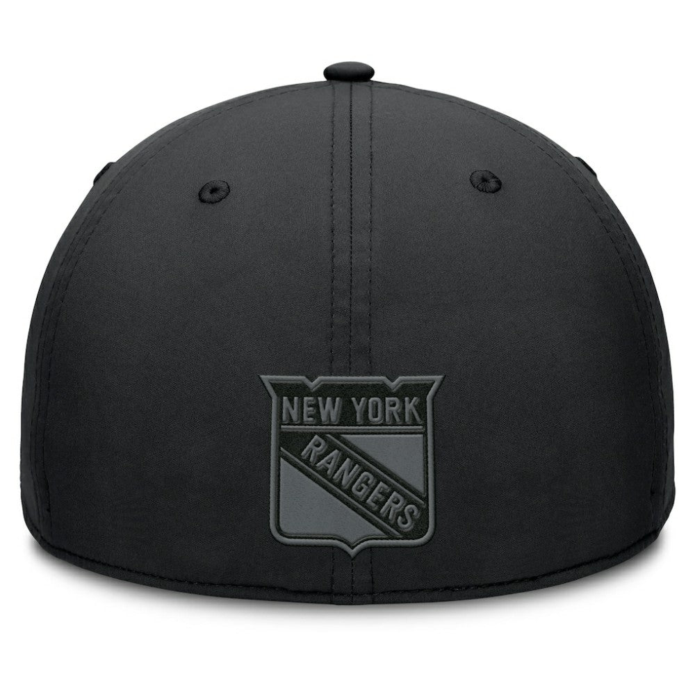 New York Rangers Fanatics Authentic Pro Road Team Code Flex Hat Black