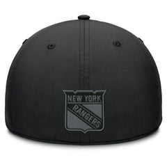 New York Rangers Fanatics Authentic Pro Road Team Code Flex Hat Black
