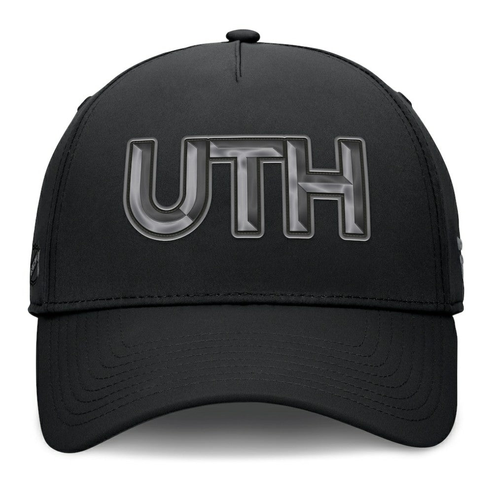 Utah Mammoth - Fanatics Authentic Pro Road Team Code Flex Hat Black