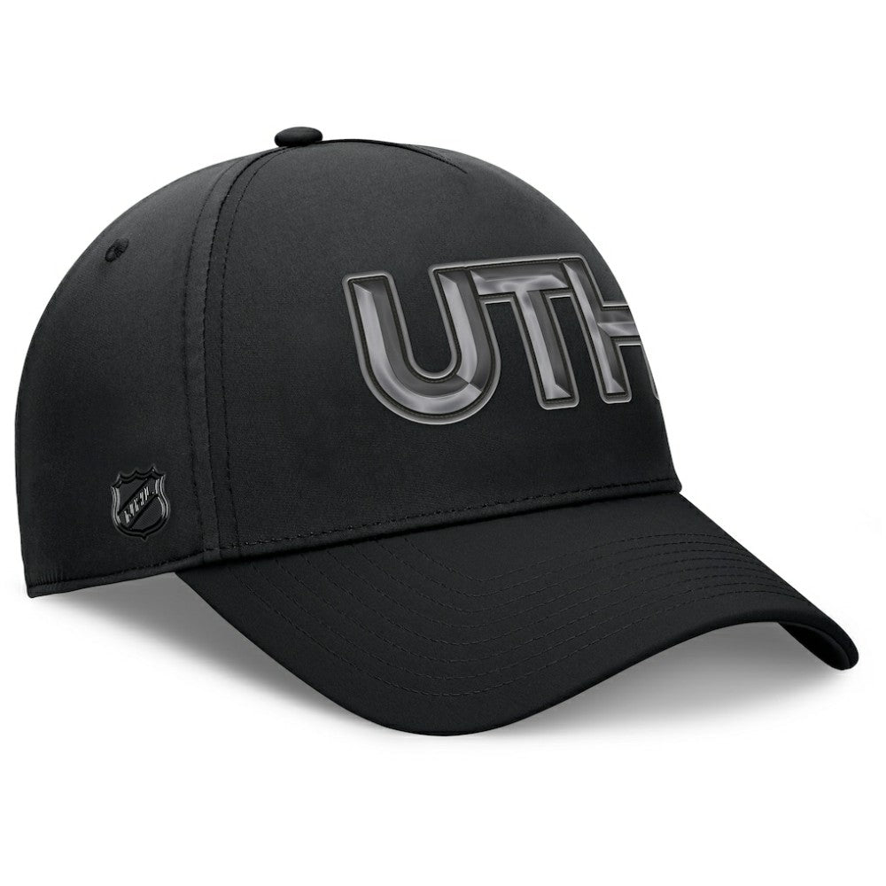 Utah Mammoth - Fanatics Authentic Pro Road Team Code Flex Hat Black
