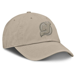 New Jersey Devils - Fanatics Authentic Pro Road Adjustable Hat Tan