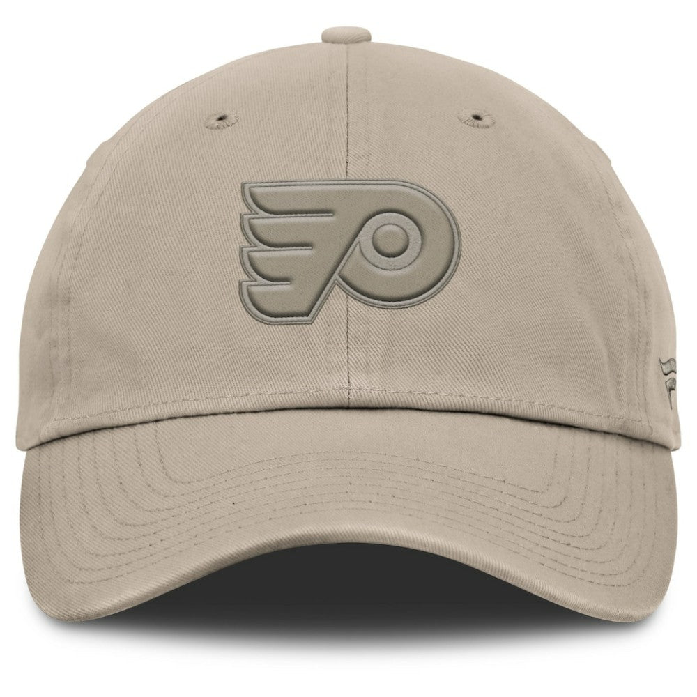 Philadelphia Flyers - Fanatics Authentic Pro Road Adjustable Hat Tan