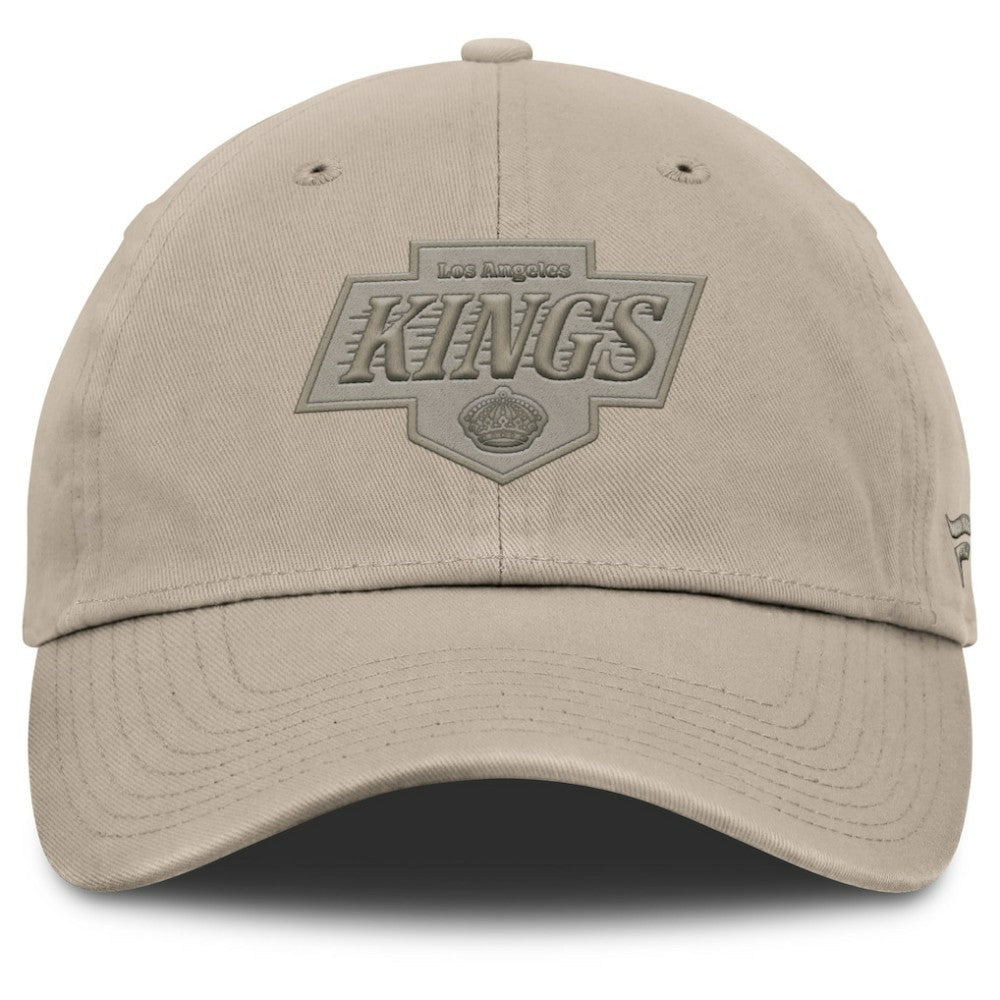Los Angeles Kings - Fanatics Authentic Pro Road Adjustable Hat Tan