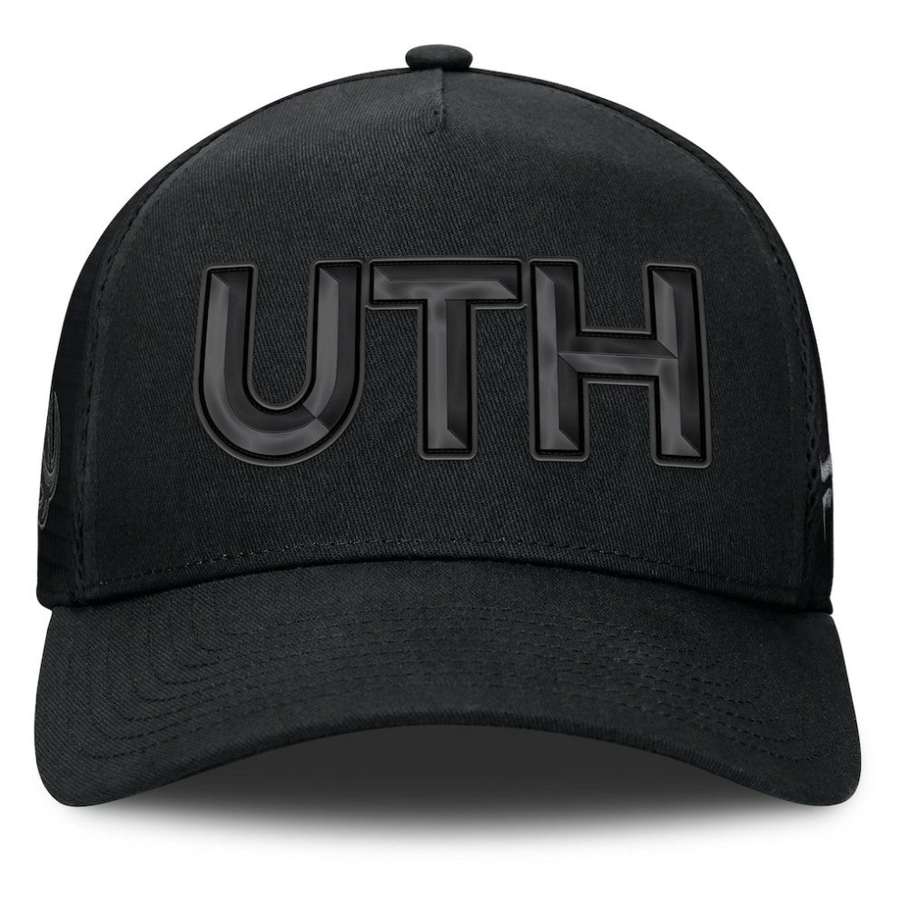 Utah Mammoth - Fanatics Authentic Pro Road Team Code Trucker Adjustable Hat Black