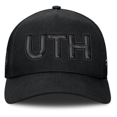 Utah Mammoth - Fanatics Authentic Pro Road Team Code Trucker Adjustable Hat Black