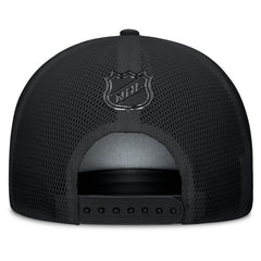 Seattle Kraken Fanatics Authentic Pro Road Team Code Trucker Adjustable Hat Black