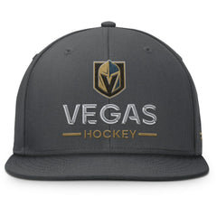 Vegas Golden Knights Fanatics Authentic Pro Rink Lockup Snapback Hat Charcoal