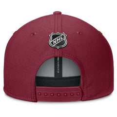 Colorado Avalanche - Fanatics Authentic Pro Rink Lockup Snapback Hat Burgundy