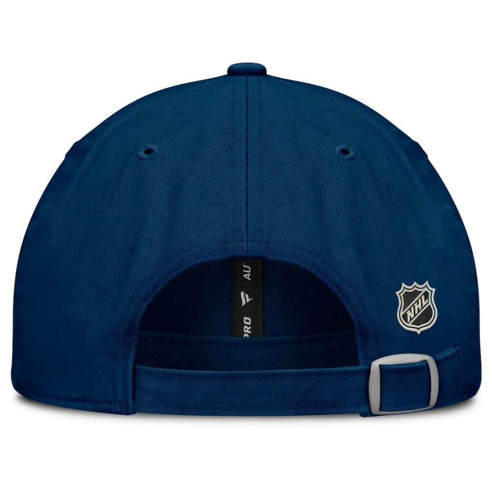Seattle Kraken Fanatics Women's Authentic Pro Rink Adjustable Hat Deep Sea Blue