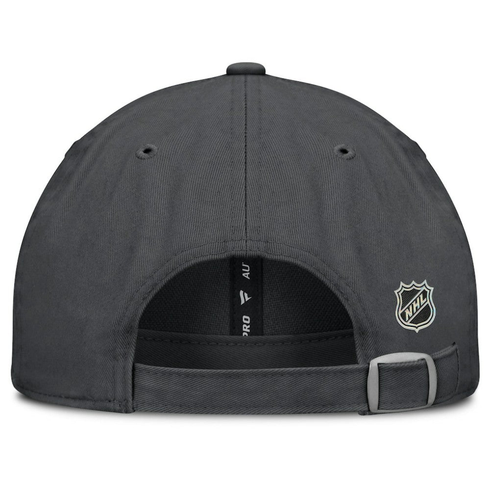 Vegas Golden Knights Fanatics Women's Authentic Pro Rink Adjustable Hat Charcoal