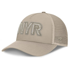 New York Rangers Fanatics Women's Authentic Pro Road Trucker Adjustable Hat Tan
