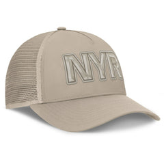 New York Rangers Fanatics Women's Authentic Pro Road Trucker Adjustable Hat Tan