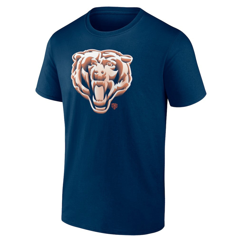 Chicago Bears Chrome Dimension T-Shirt Navy - NFL