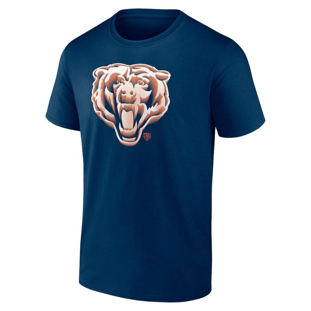 Chicago Bears Chrome Dimension T-Shirt Navy - NFL