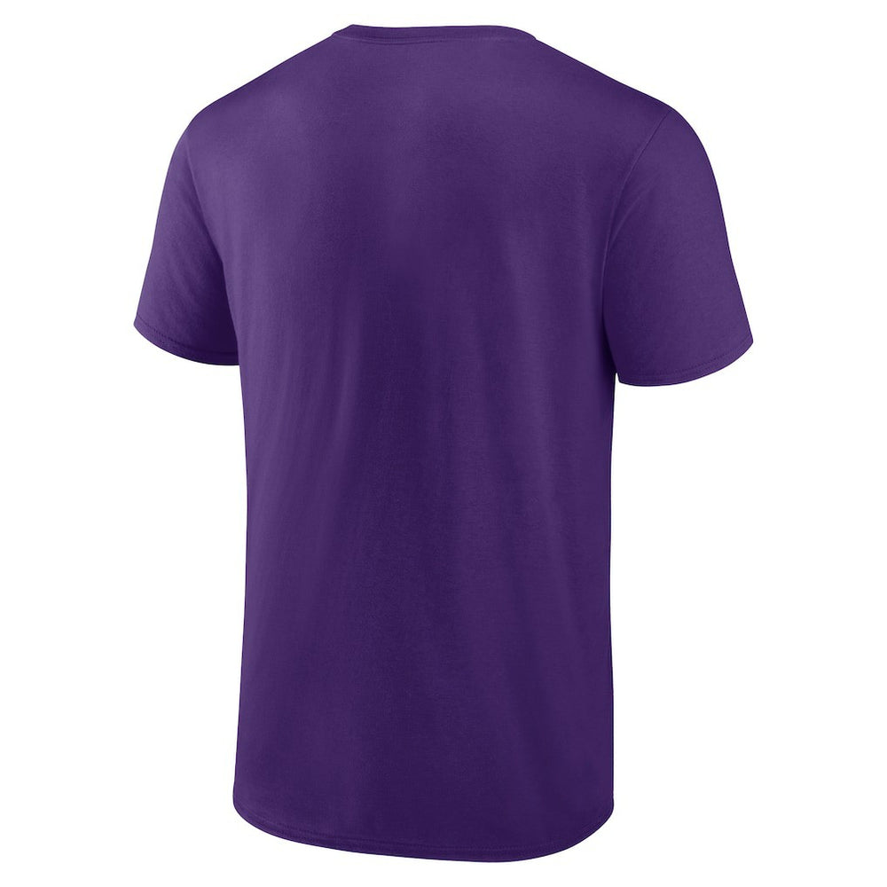 Minnesota Vikings Chrome Dimension T-Shirt Purple - NFL