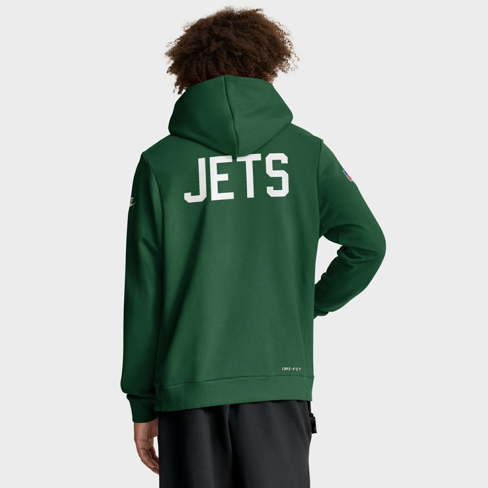 New York Jets Sideline Standard Issue Alt 2 Dri-FIT Hoodie Green - Nike
