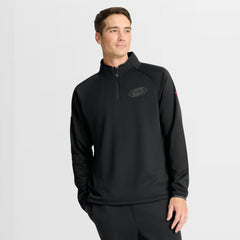 Carolina Hurricanes - Fanatics Authentic Pro Tonal Rink Raglan Quarter-Zip Pullover Black