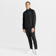 Carolina Hurricanes - Fanatics Authentic Pro Tonal Rink Raglan Quarter-Zip Pullover Black