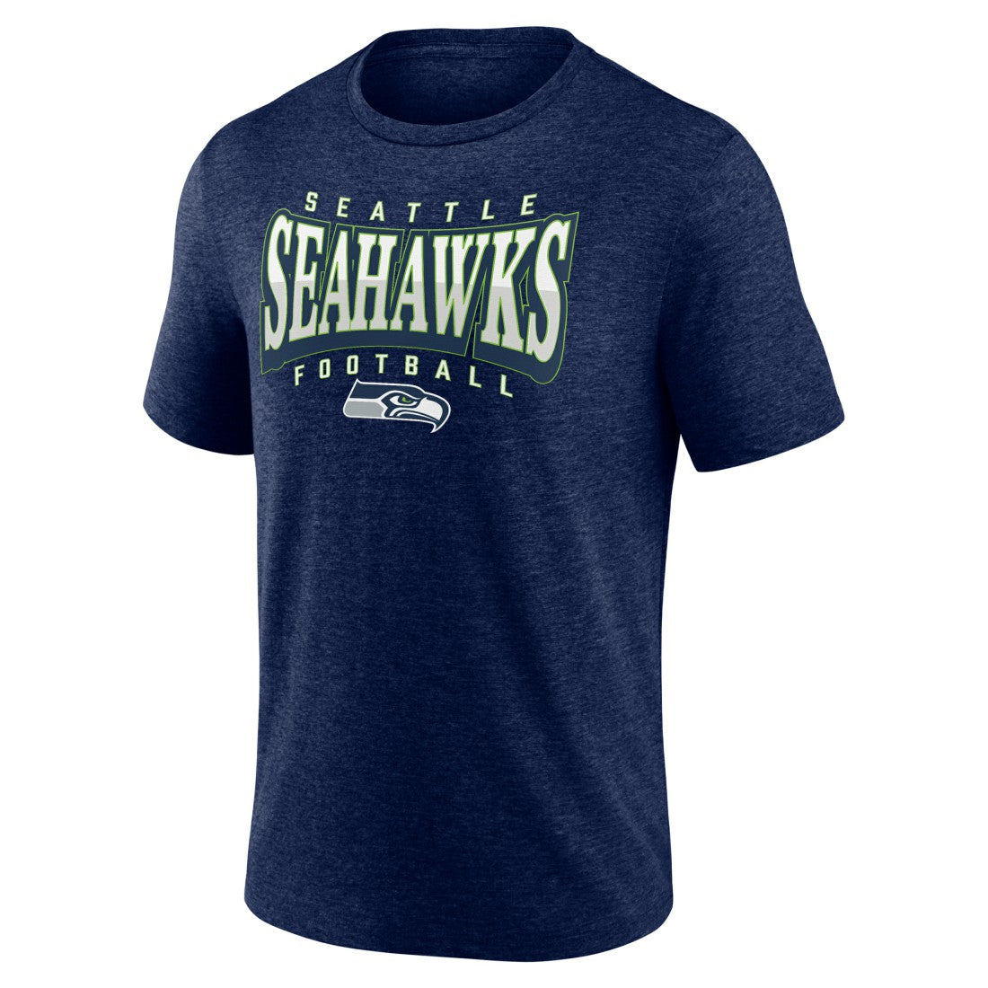 Seattle Seahawks Divided Warp Tri-Blend T-Shirt College Navy - NFL